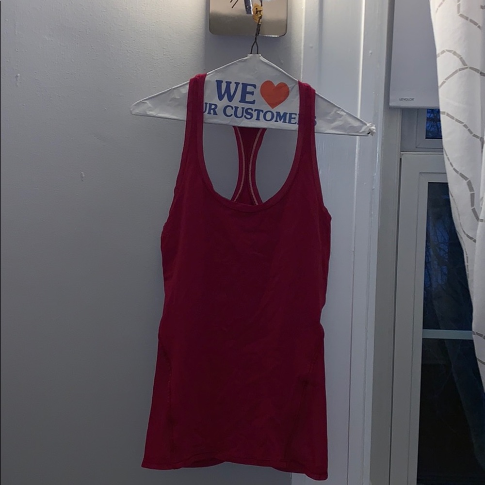 pink lululemon tank top